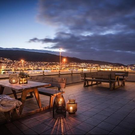 Апартаменты Penthouse With Private Balcony In The City Centre Of Берген Экстерьер фото
